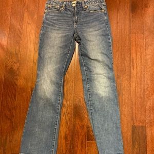 Blue boot cut jeans